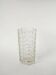 Large pressed moulded glass vase, made in Italy, 1970.