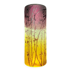 Vase en verre camée