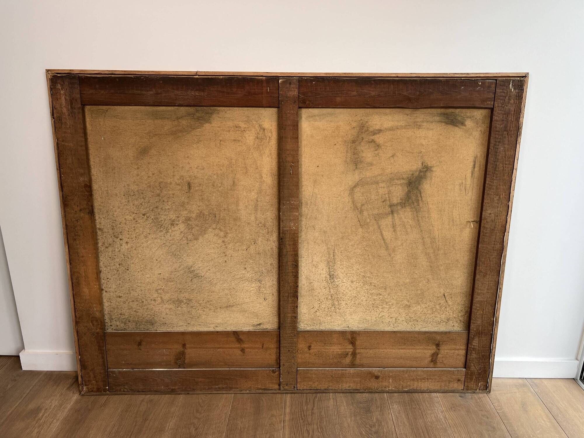 Large Decorative Panel Art. French Work by the Atelier Couteau & Duham.