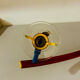 Ceiling light 4 Spots Shiny Vintage Germany 1980s