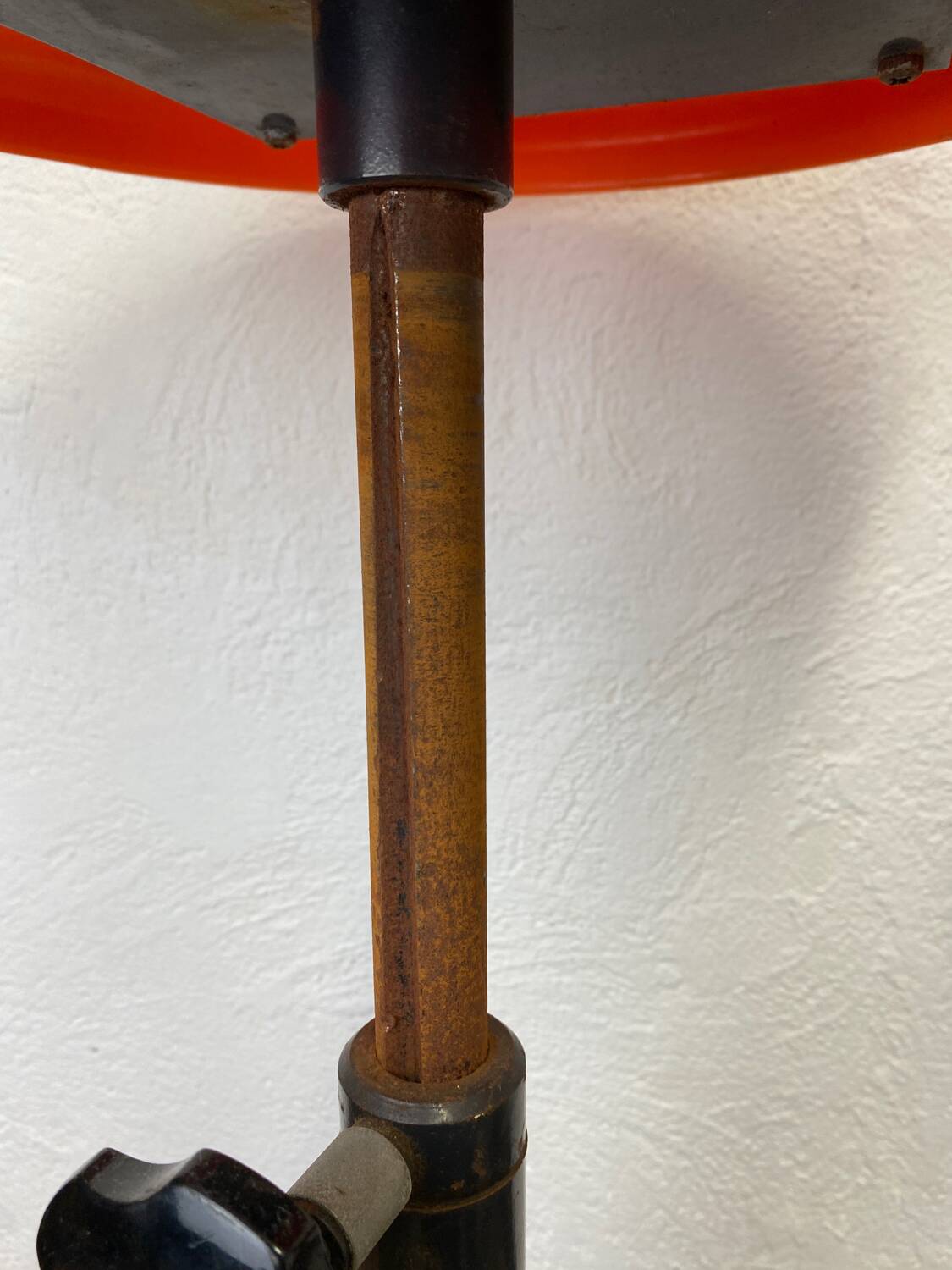 Two vintage industrial stools