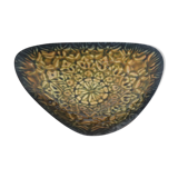 Vintage enamelled copper dish