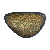 Vintage enamelled copper dish