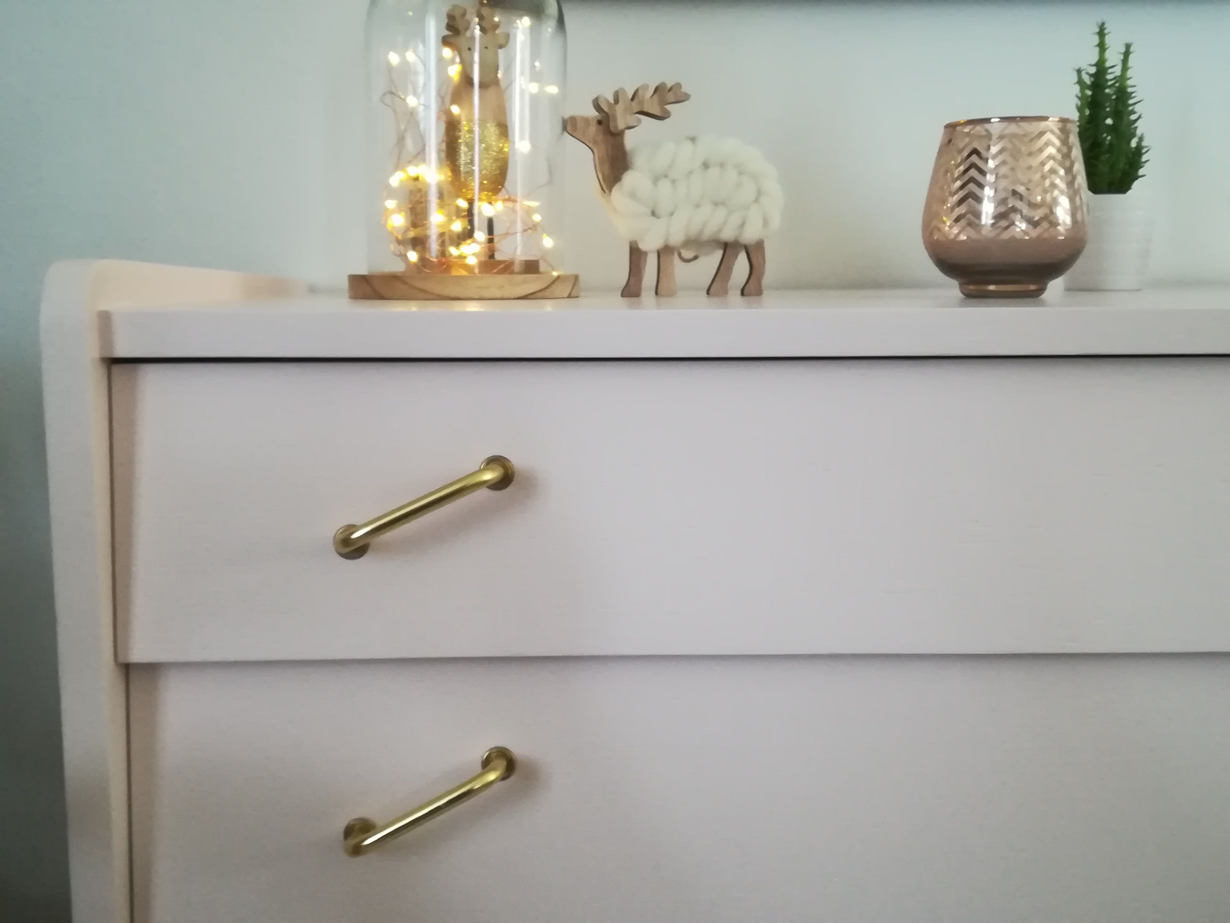 Commode vintage années 50 pieds compas