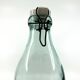 Large "Mercur" glass bottle with ceramic stopper • 2L • 1930