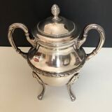 Silver metal coffee service