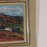 Original Swedish Oil on Canvas – “Bergsby Taragona” by Henry Eldin