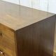 Art Deco style commode from the 1950s in walnut and oak - American manufacturer