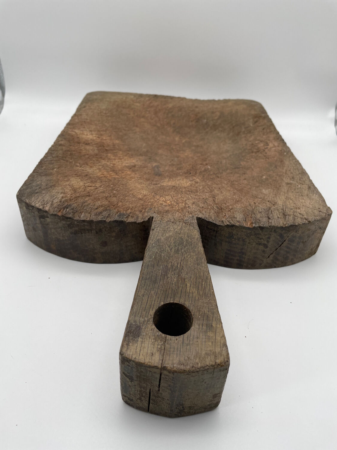 Ancienne planche billot à découper en bois