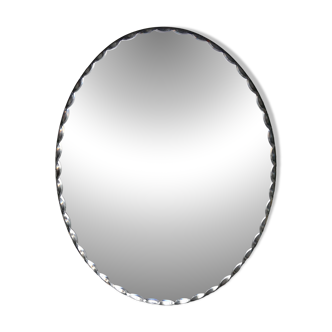 Antique beveled mirror