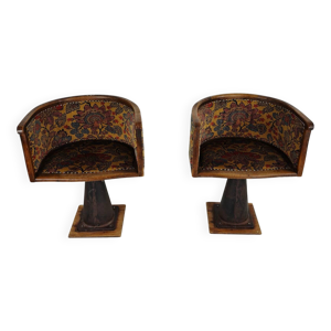 chaises de bateau pivotantes