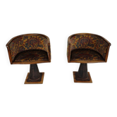 Chaises de bateau pivotantes uniques | Circa 1900–1920