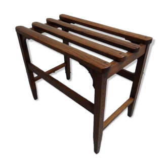 Vintage Dutch small oak bench 1930's