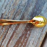 Lot of 12 golden mocha spoons