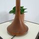 Teak houten lampenvoet vintage
