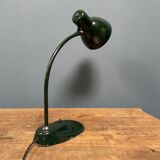 Dark green Kandem Bauhaus desk lamp model 1087 from the 1930s