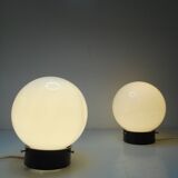 Pair of globe balls vintage