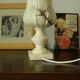 Lampe tulipe en  albàtre vintage