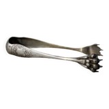 Silver-plated metal sugar tongs