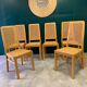 Series of 6 Nordic chairs