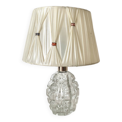 Lampe de chevet verre de murano années 60