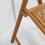 Pair of vintage Italian folding chairs 1970