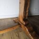 Authentic solid wood monastery table