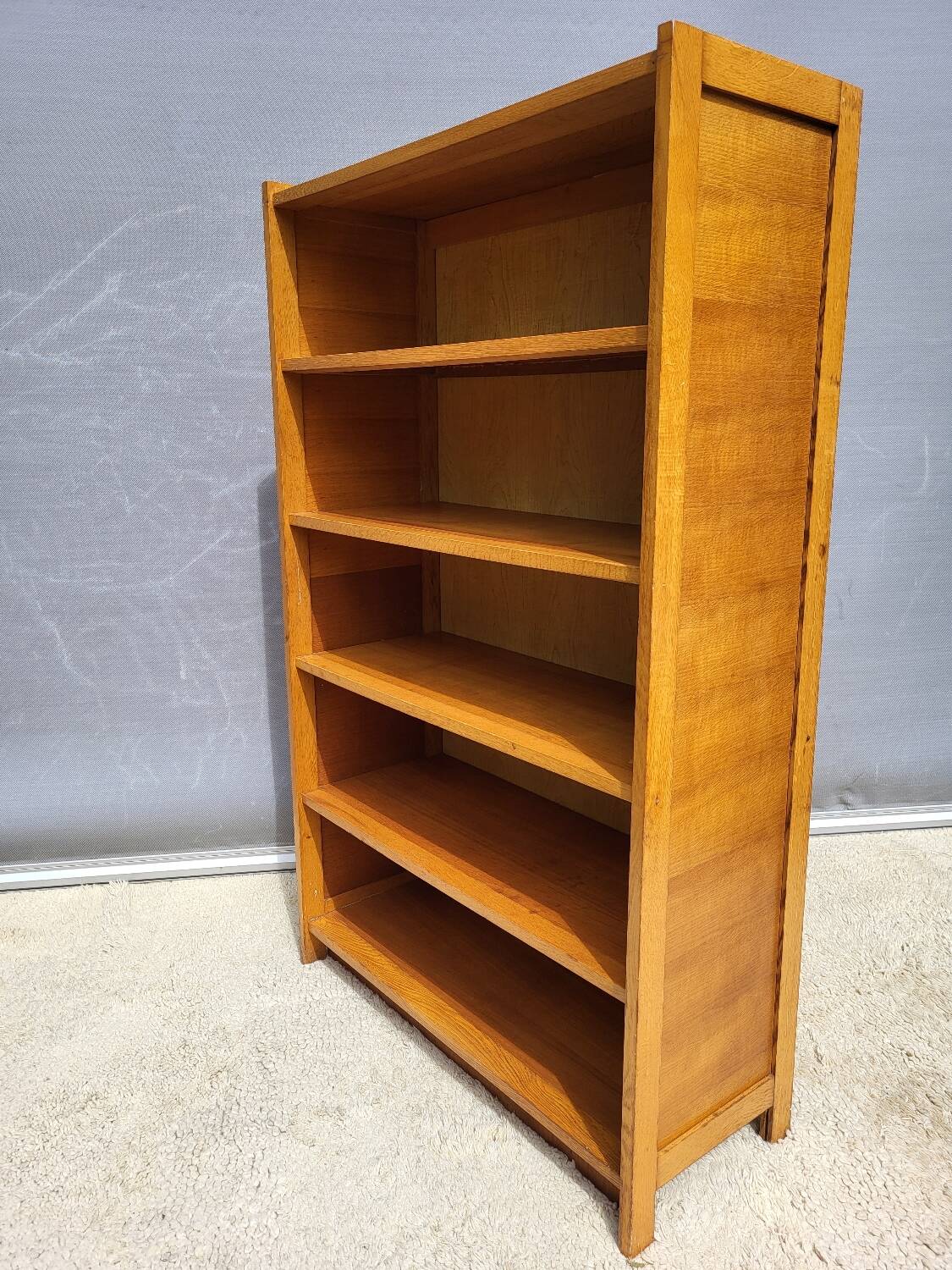 Vintage fixed bookcase 90x36