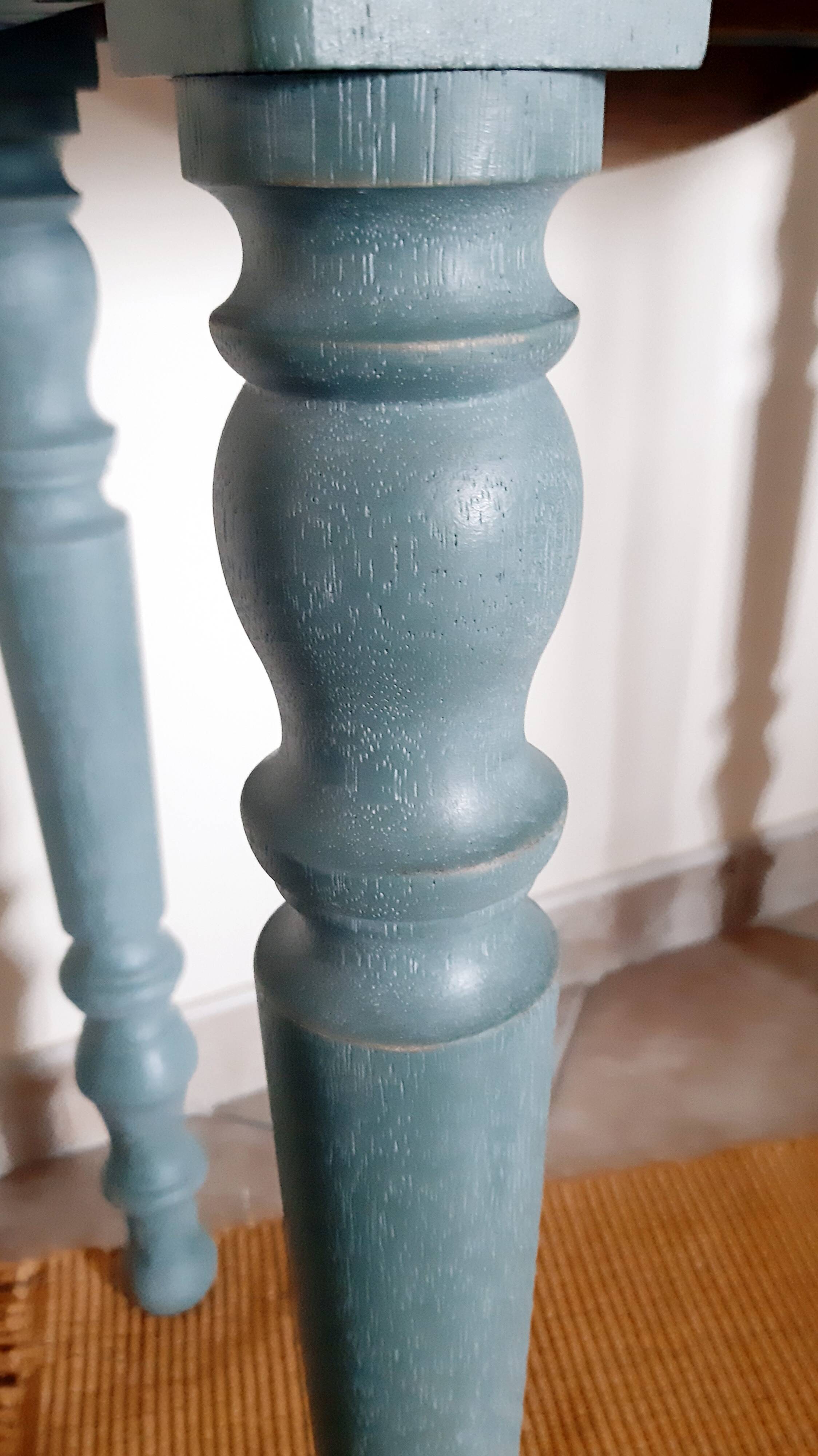 Console small renovated solid wood desk