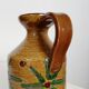 Ceramic vase, mustard