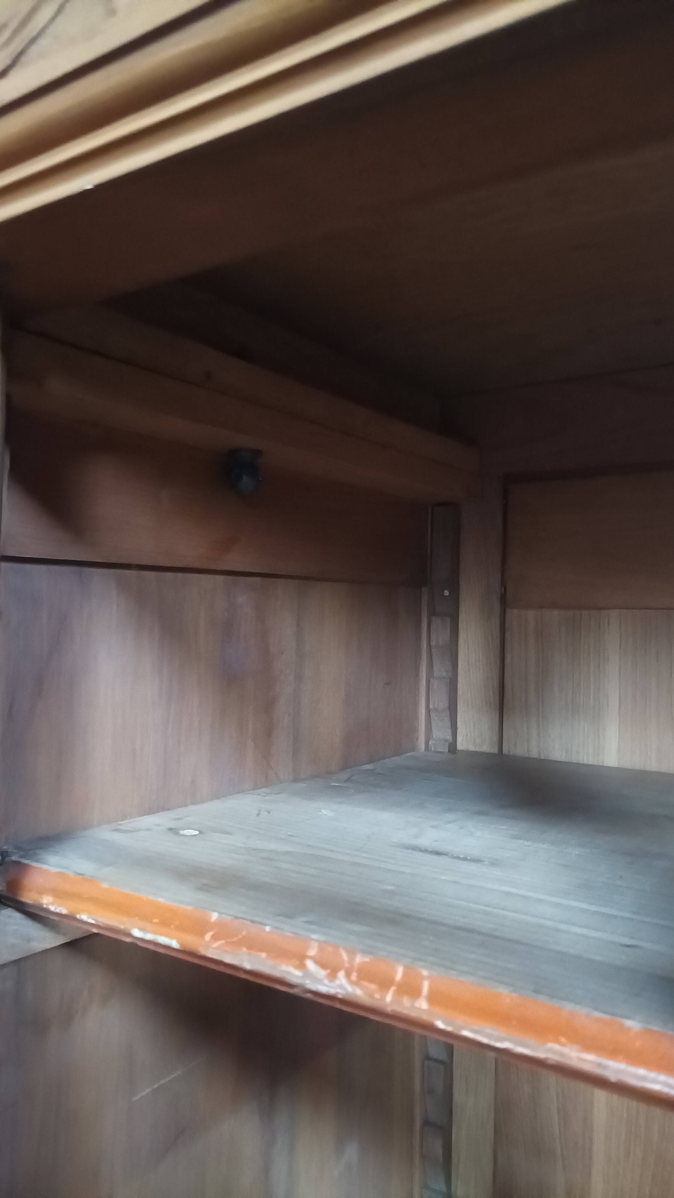 Art Deco walnut bookcase