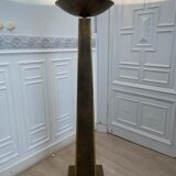Coppery and gilded floor lamp, Belgo Chrom