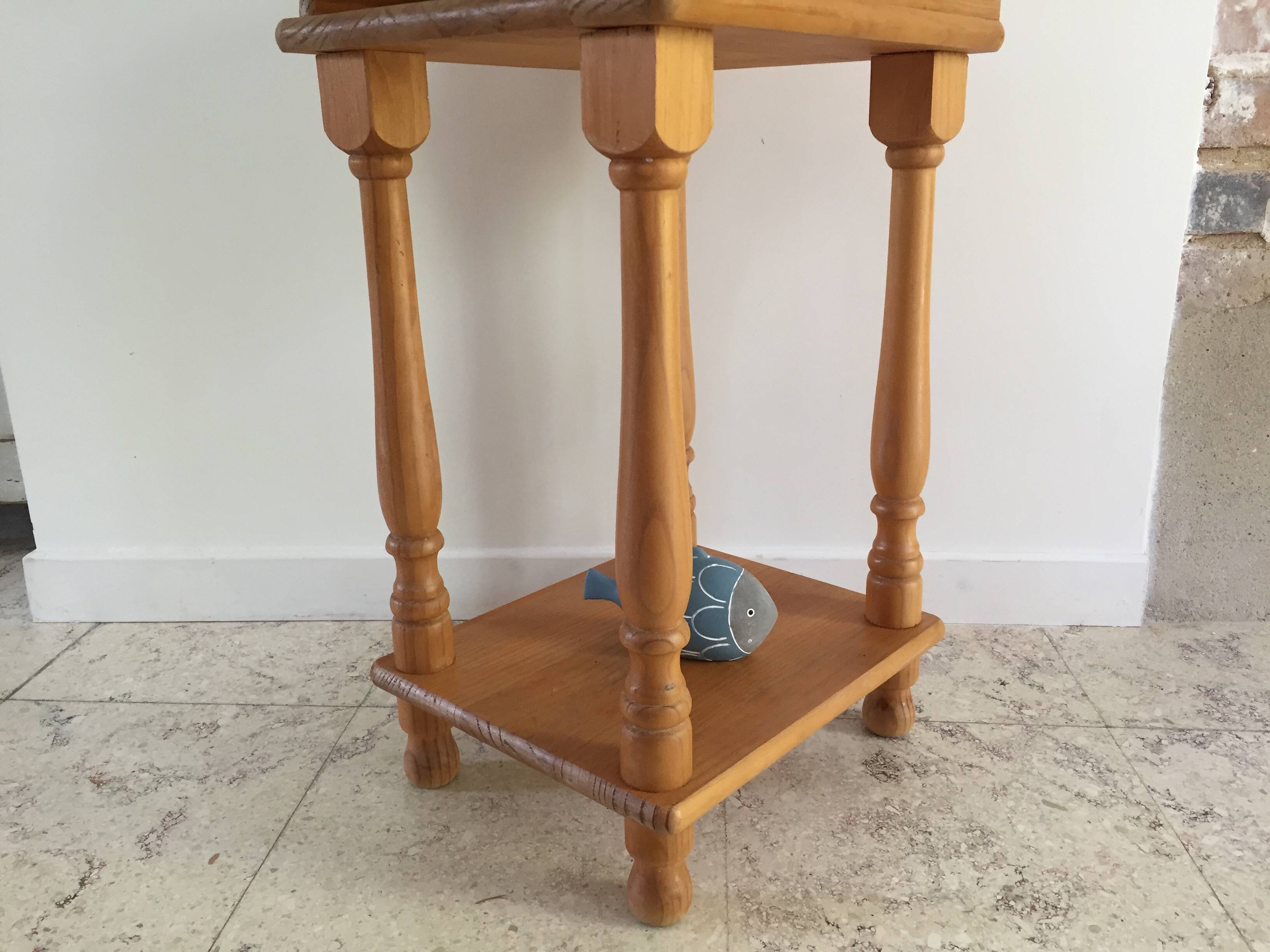 Small vintage bedside table