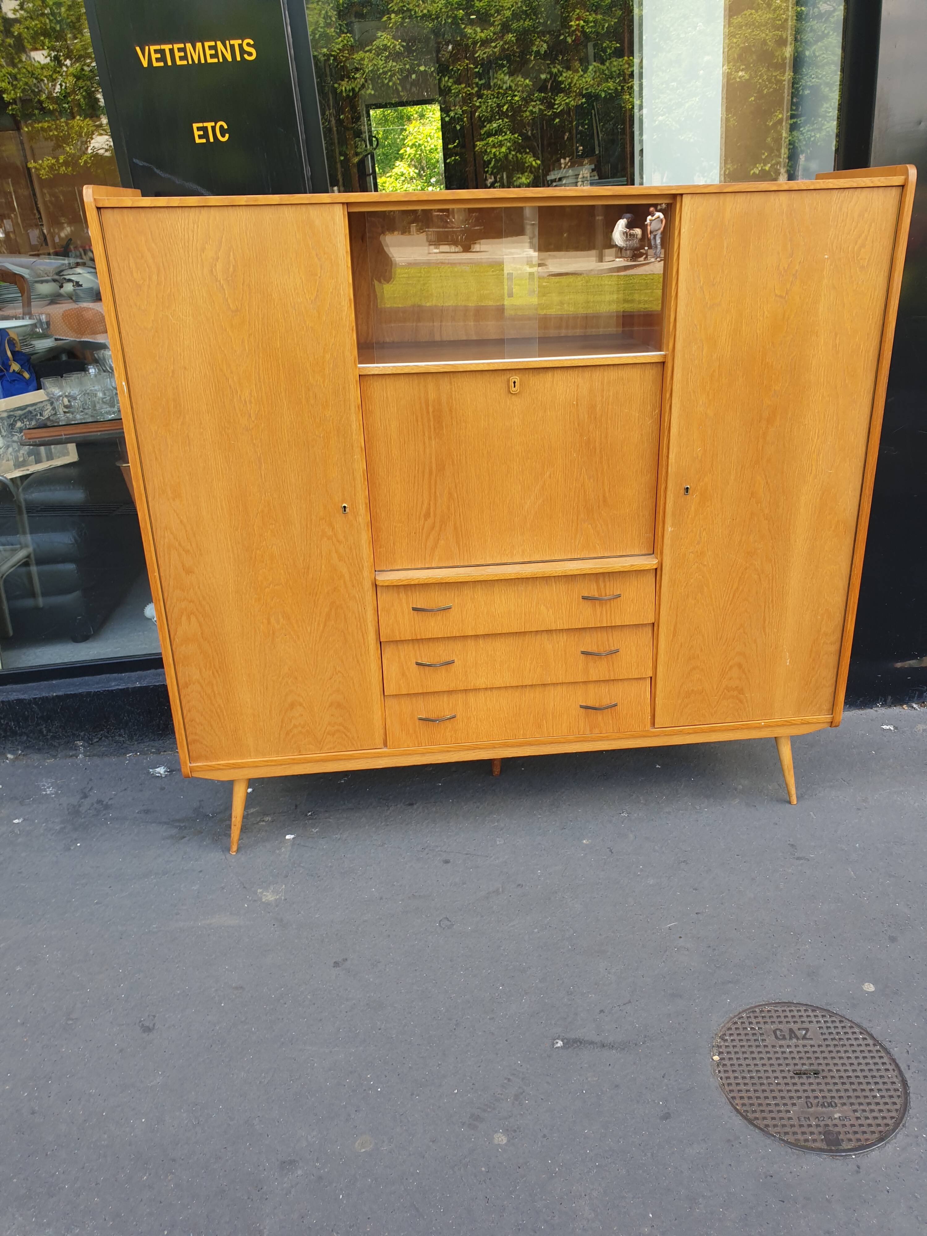 Scandinavian wardrobe dresser secretary
