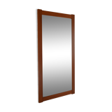 Miroir vintage scandinave en teck des années 1960
