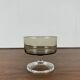 Set of 9 smoked glass champagne glasses, 1970