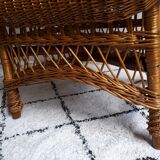 Rattan armchair