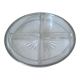 Aperitif tray in crystal and silver 950