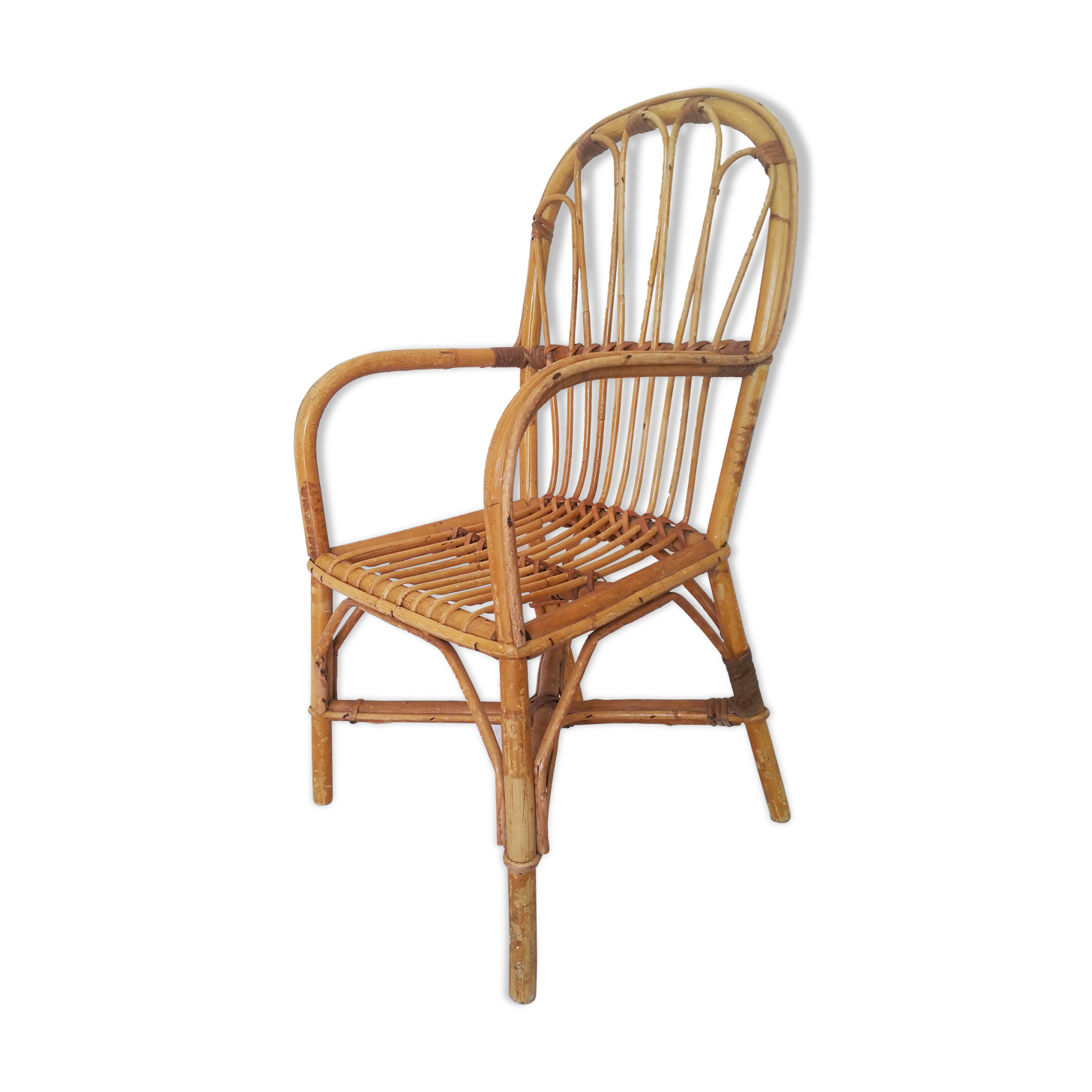Rattan armchair 70