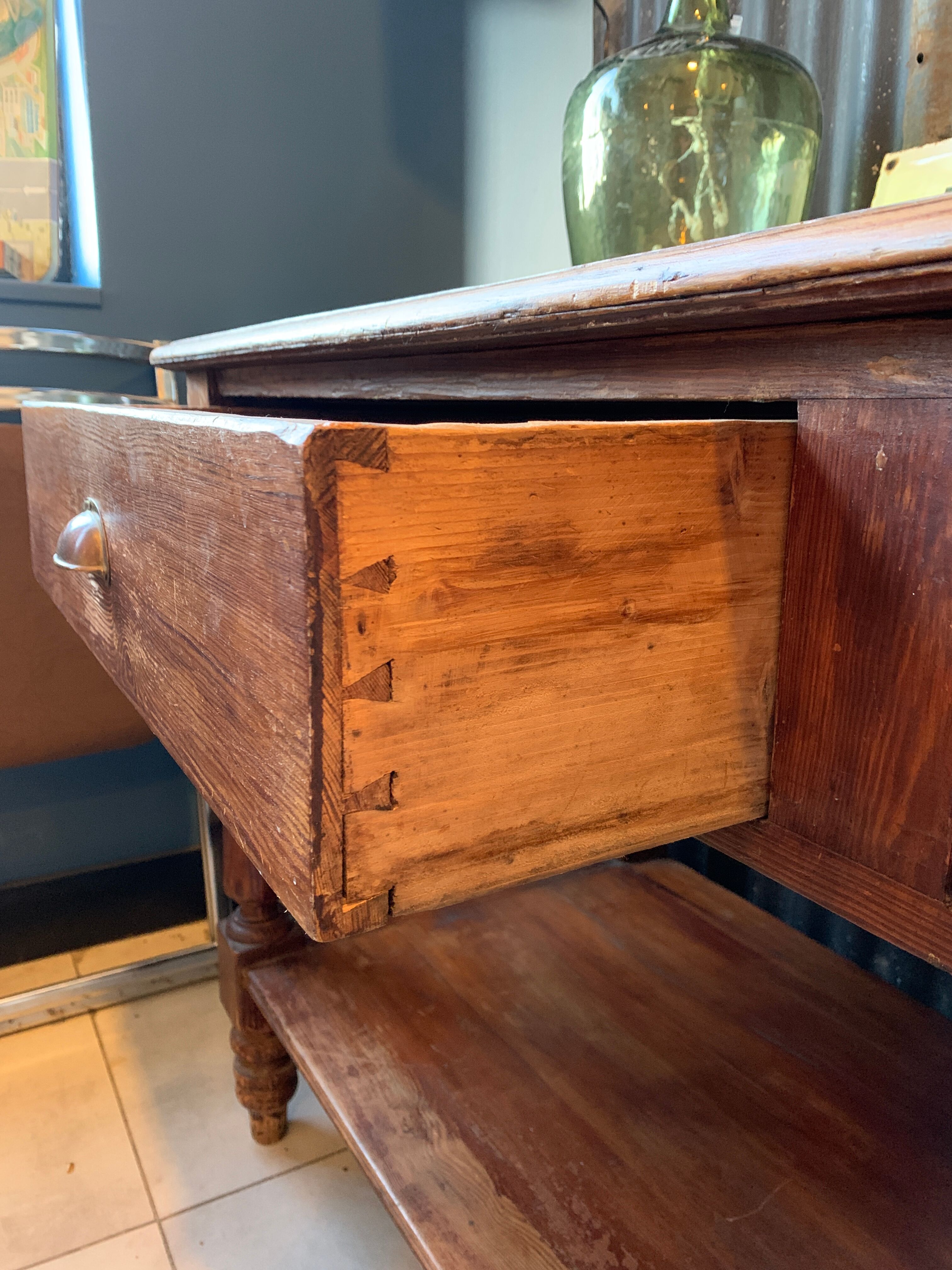 19th-century draper table