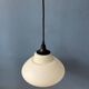 Opaline glass suspension light Mid Century attributed to Louis Kalff