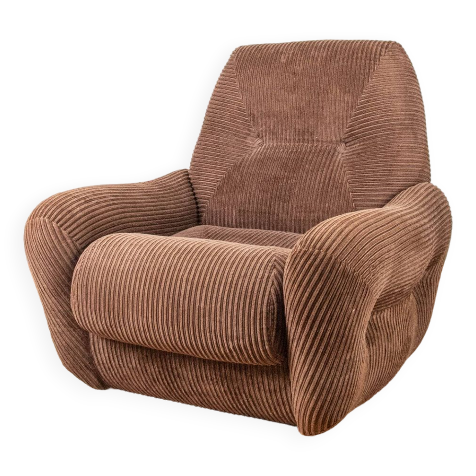 Velvet armchair