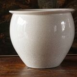 Cracked ceramic planter