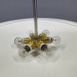 Bauhaus Indirect Ceiling Light, Nickel, Czechoslovakia 1930s