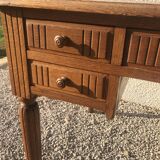 Art Deco period solid oak desk