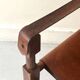 Safari armchair in wood & cognac leather by Wilhelm Kienzle for Wohnbedarf 1950