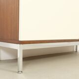 Enfilade Airborne with lacquered sliding doors, France, 1960s