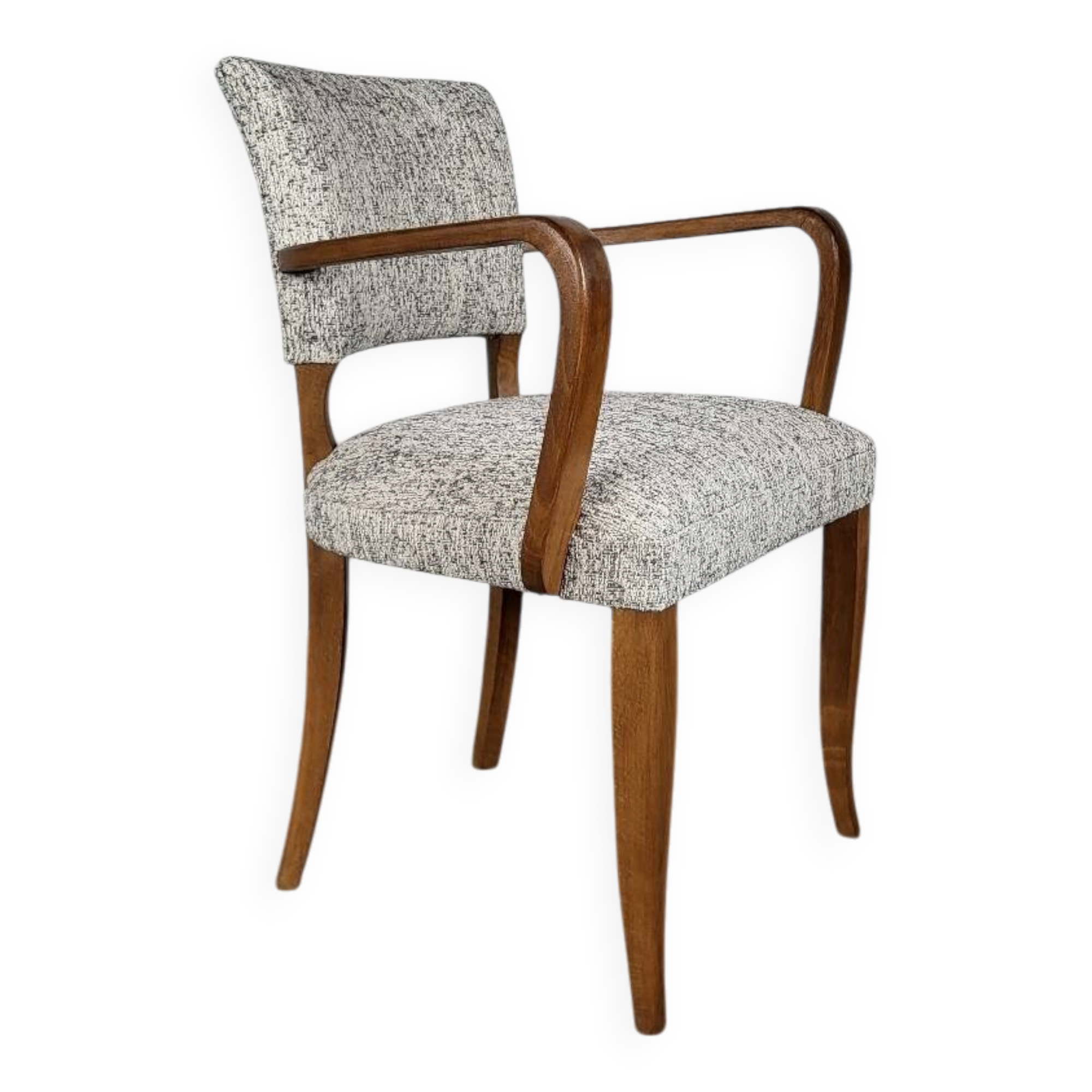 Light grey Art Deco armchair
