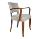 Light grey Art Deco armchair