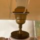 Ceramic lamp pattern roses
